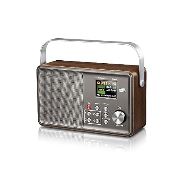 ALBRECHT DR 860 RADIO DIGITAL SENIOR DAB / FM, PANTALLA A COLOR, BATERÍA DE 4000MAH INCL.